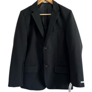NWT Spring Notion size 18 boy’s suit jacket blazer black. Formal dress wedding